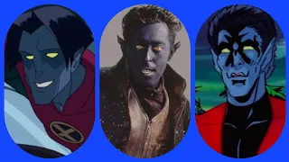 Evolution of "Nightcrawler" in Cartoons and Movies (Marvel Comics)