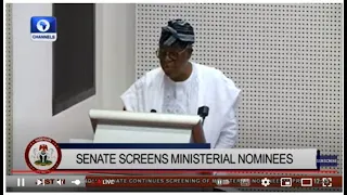 Senate Screens Ministerial Nominees