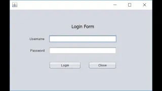 How to Create a Login From in Java Swings with SQL Server - Intact Abode