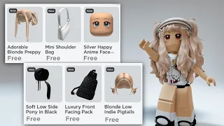 NEW FREE ITEMS YOU MUST GET IN ROBLOX!😍💕 *COMPILATION*