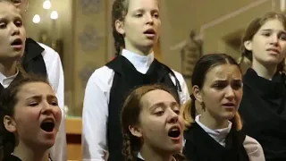 Дитячий хор "Щедрик" / Shchedryk Children`s Choir. J. Busto. Salve Regina