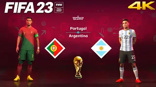 FIFA 23 - Portugal vs. Argentina - FIFA World Cup Qatar Final | PS5™ Gameplay [4K 60FPS] Next Gen