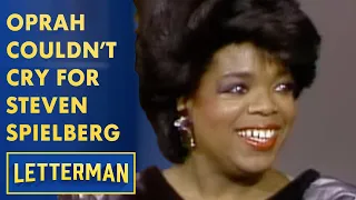 Oprah Winfrey Can’t Cry | Letterman