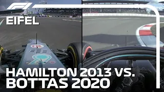 Nurburgring Lap Comparison: Lewis Hamilton 2013 vs Valtteri Bottas 2020