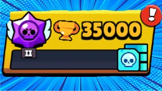 Апнул 35000 кубков в Brawl Stars