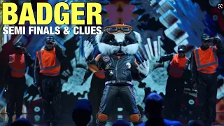 The Masked Singer Badger: Semi Finals, Clues, Performance & Guesses (Episode 7)