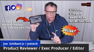 12v 20A 24V 10A Smart charger | JoeteckTips