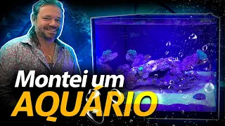 MONTAMOS O MEU PRIMEIRO AQUÁRIO SALGADO! | RICHARD RASMUSSEN