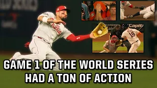 Game 1 of the World Series had so many fun moments, a breakdown