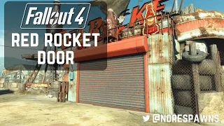 Fallout 4 - Nuka World Red Rocket: Adding a Rolling Door (Simple Method)