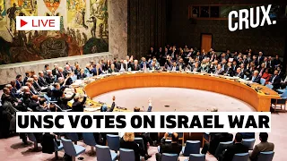 LIVE UNSC Vote On Israel Hamas War | US & Russia Pitch Rival Proposals For Action On Gaza Conflict