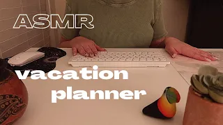 ASMR Vacation Planner Roleplay 🌺🌴Soft-Spoken • Keyboard Typing • Plastic Crinkles • Paper Sounds