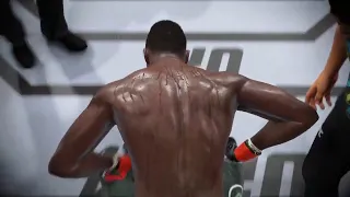 Anderson Silva vs. Uriah Hall Full Fight (EA Sports UFC 4)