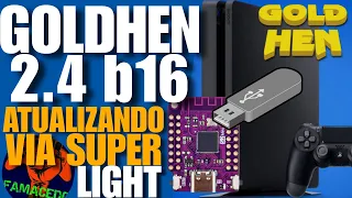 ✅ATUALIZANDO PS4 COM GOLDHEN 2.4 BETA 16 (esp32 S2 mini + Pendrive)