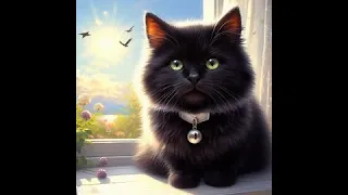 Видео с животными, которые заставят вас улыбаться, подборка 2024 г. #blackcatmajk#cute