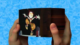 Moon Steals Sun's Clothes Behind The Desk - FNAF Security Breach (FNAF Flipbook)