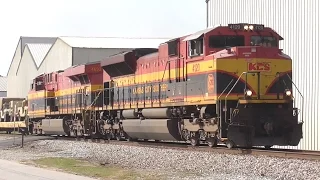 [3Y] Emergency Braking of Military Train with KCS Units, Hull - Elberton, GA, 09/08/2016 ©mbmars01