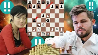 Okay chess game | Hou Yifan vs Magnus Carlsen 2