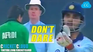Sourav Ganguly Shaking Head to Umpire | Don't dare to give me out !!