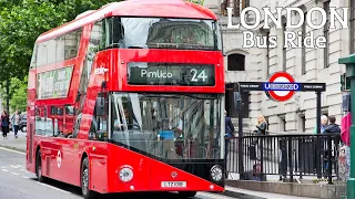 Stunning London Bus Ride on the Best Bus Cinematic Routes - 9 and 11 🇬🇧