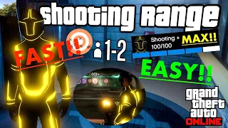 GTA V: How to INCREASE shooting skill fast and easy!! (online)