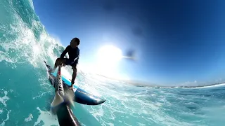 Bart de Zwart SUP Surfing Maui Outer Reefs on the Starboard Pro