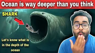Indian Couple React To - The Ocean is Way Deeper Than You Think | How Deep Is The Ocean