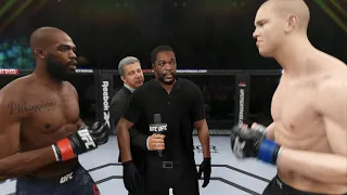 Jon Jones vs Stefan Struve Full Fight - UFC 4 Simulation