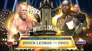 Brock Lesnar enfrentará a Omos en WrestleMania 39 - WWE Raw 27/02/2023 (En Español)