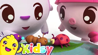 Happy Insects with BABY RIKI | Happy Cartoons for Toddlers | Kidsy
