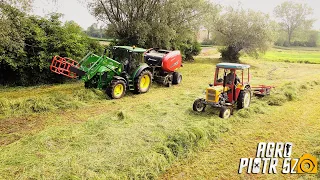 🇵🇱🔥Sianokosy 2023🔥🇵🇱🔥😱 3p'ek zamyka licznik😱🔥 ⭐GrTkaczyk⭐🔥John Deere 5100r🔥Ursus C-330🔥