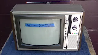 Mint 1977 Sony Trinitron KV1512 Repair Vintage Color Television