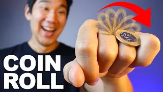 Aprendendo a fazer COIN ROLL! (ROLAR A MOEDA ENTRE OS DEDOS)