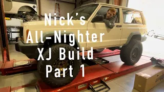 Nick’s All-Nighter XJ Build Part 1: axles, suspension, wheels, tires