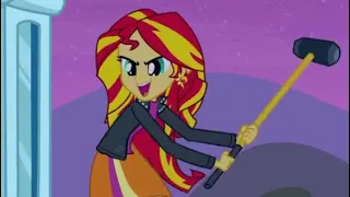 equestria girls but only when sunset shimmer is on screen