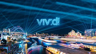 Have you ever seen a drone show before? // Vivid Sydney 2022 #shorts