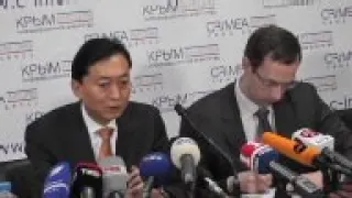 Former Japanese Prime Minister Yukio Hatoyama visits Crimea