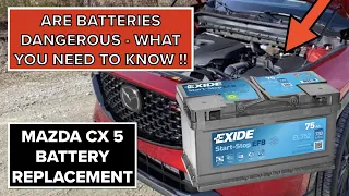 Mazda CX-5 Battery Replacement - Dangers when swapping a battery