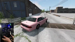 Beamng drive drifting with wheelcam (logitech g920)