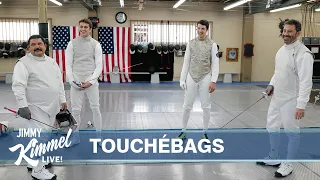 U.S. Olympians Teach Jimmy Kimmel & Guillermo How to Fence