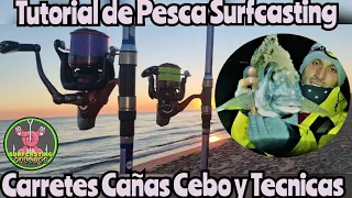 Captura de DORADA🐟 + ✅TUTORIALES de PESCA Surfcasting❗❗