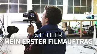 5 Fehler bei meinem ersten Filmauftrag - Tipps & Tricks beim Filmen | TUTORIAL