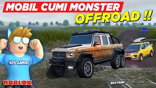 MOBIL CUMI MONSTER DIPAKSA OFFROAD BERLUMPUR EKSTRIM !! ROLEPLAY CDID UPDATE - Roblox Indonesia