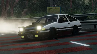 Дрифт на AE86 | Trueno AE86 | Takumi | Initial D | Такуми дрифтит на своей Trueno | Stay With Me |