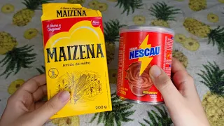 MINGAU DE NESCAU COM MAISENA PRONTO EM 2 MINUTOS FÁCIL,BARATO E DELICIOSO PARA O CAFÉ DA MANHÃ