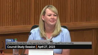 Council Study Session - 4/27/2023