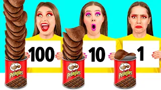 100 Слоев Еды Челлендж | Съедобная Битва от Fun Challenge