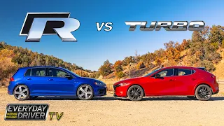 Mazda3 Turbo vs Golf R - Hatch Recipe | Everyday Driver TV Season 8