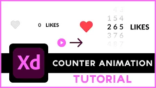 Adobe XD Counter Animation - Tutorial