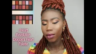 I Heart Revolution Dragon's Heart Palette | MAKEUP LOVE VOOR DONKERE HUID